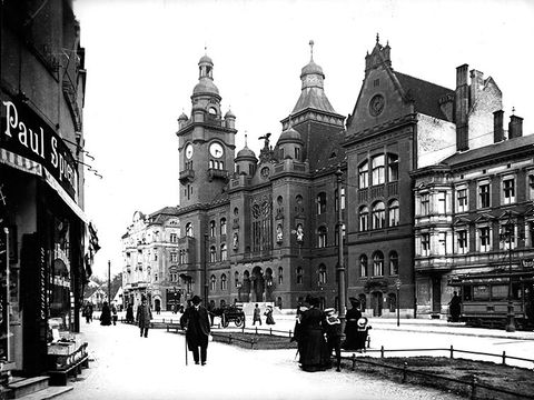 Max Skladanowsky, Rathaus Pankow, 1913