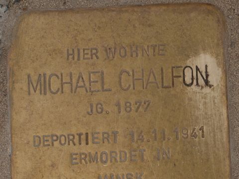 Stolperstein Michael Chalfon, 10.06.2012