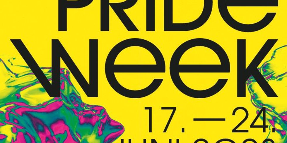 Plakat "1. Marzahner Pride-Week"