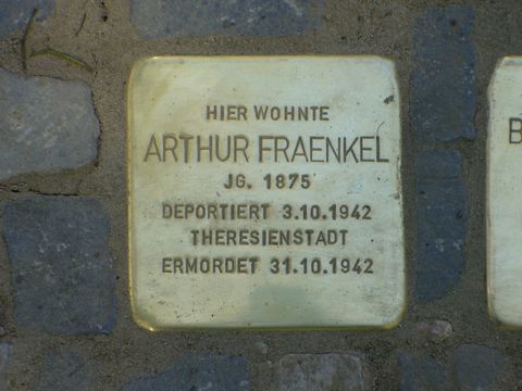 Stolperstein für Arthur Fraenkel