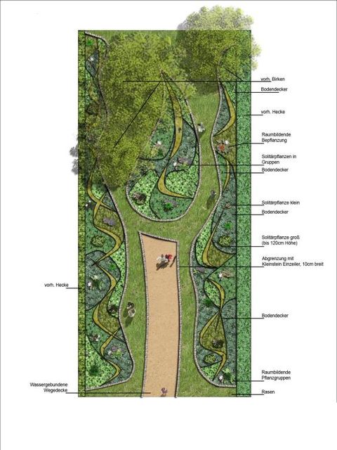 Bildvergrößerung: Friedhof Zehlendorf Memoriamgarten Plan