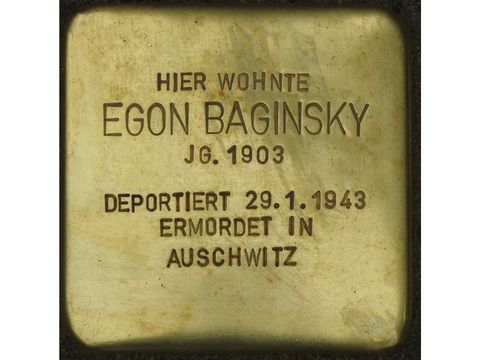 Stolperstein Egon Baginsky
