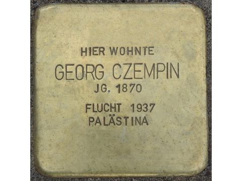 Bildvergrößerung: Stolperstein Georg Czempin