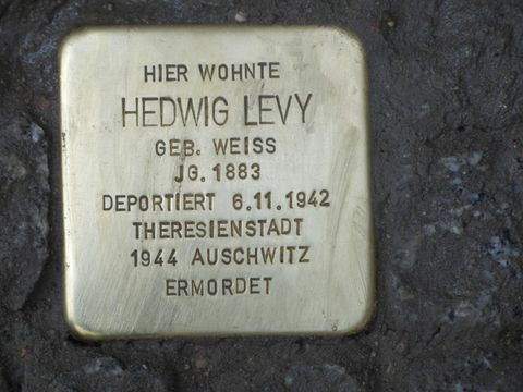 Stolperstein Hedwig Levy