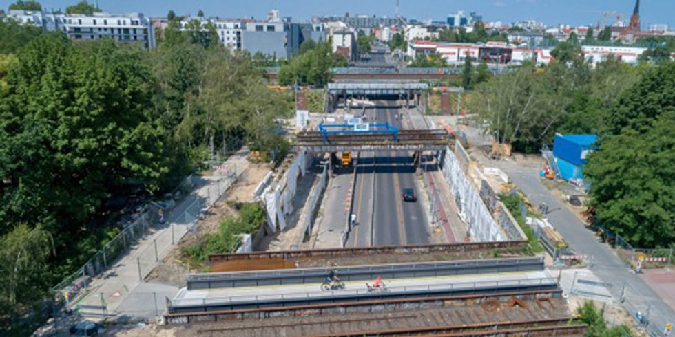 Yorckbrücken im Juni 2019