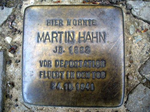 Stolperstein Martin Hahn