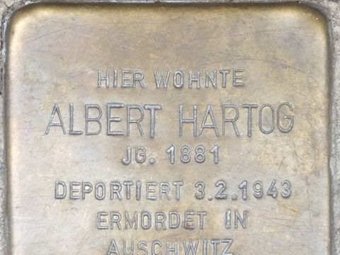 Stolperstein Albert Hartog