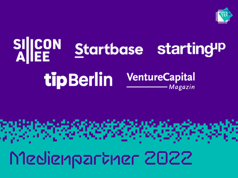 Logos SiliconAllee, Startbase, tipBerlin, startingup, VentureCapital Magazin