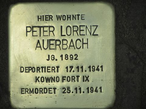 Stolperstein Peter Lorenz Auerbach