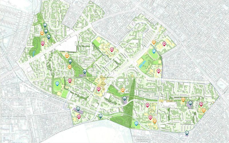 Lageplan Zukunft Stadtgrün