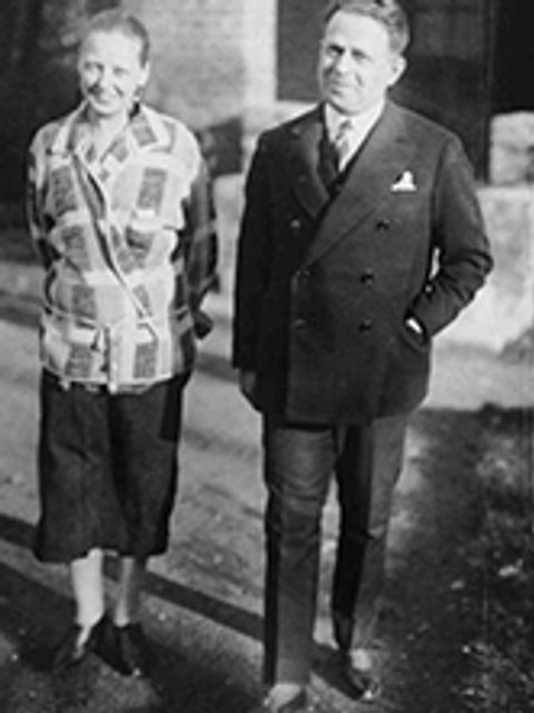 Bildvergrößerung: Mary und Kurt Tucholsky, Paris 1925 
