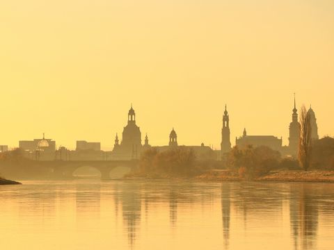 Skyline Dresden am Morgen