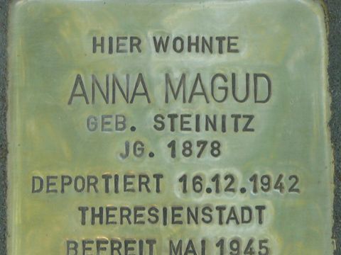 Stolperstein für Anna Magud
