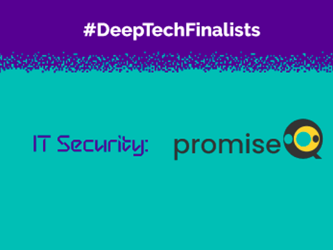 Logo promiseQ und Deep Tech Award