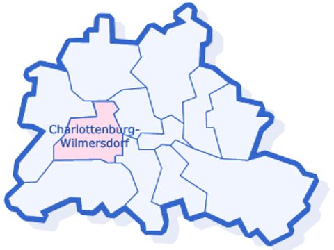 Karte der Berliner Bezirke