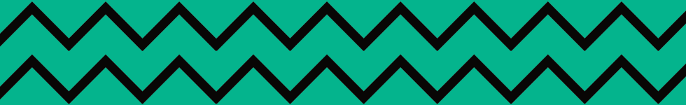 Zackiges Muster mit grünem Hintergrund