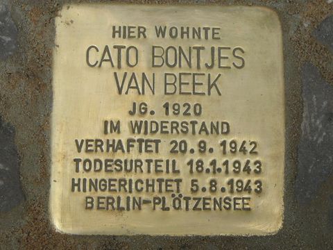 Stolperstein für Cato Bontjes van Beek