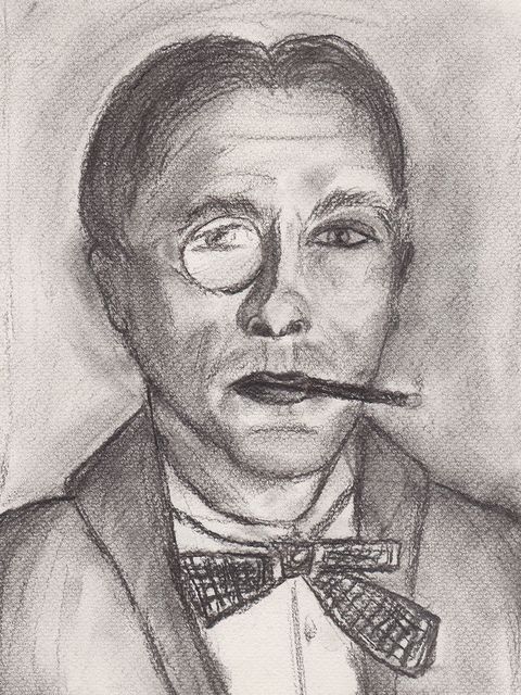 Bulgakow-Ausstellung, Michail Bulgakow, Zeichnung