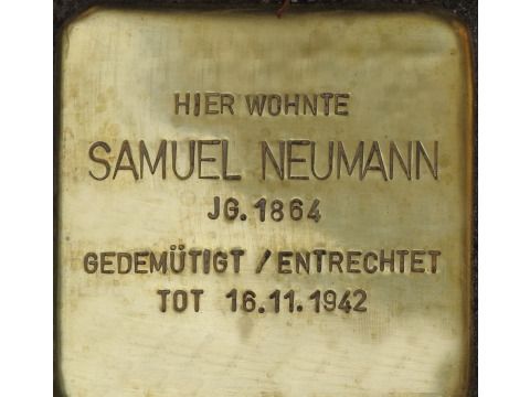 Stolperstein Samuel Neumann 