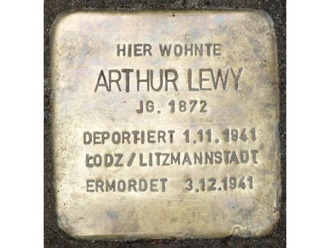 Stolperstein Arthur Lewy