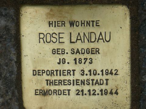 Stolperstein für Rose Landau