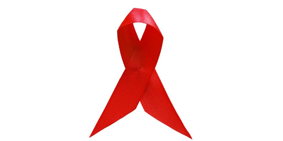 Rote Schleife - Symbol für HIV-Hilfe