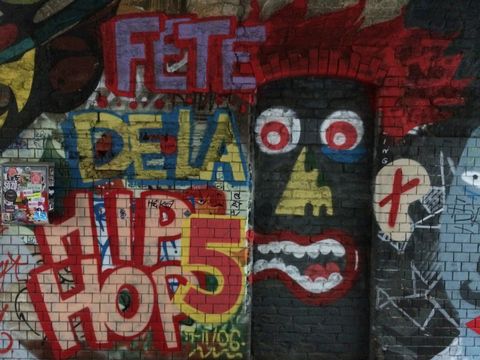 Graffitti an der Wand