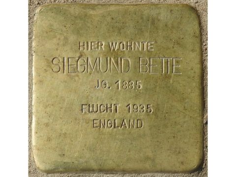 Stolperstein Siegmund Bette