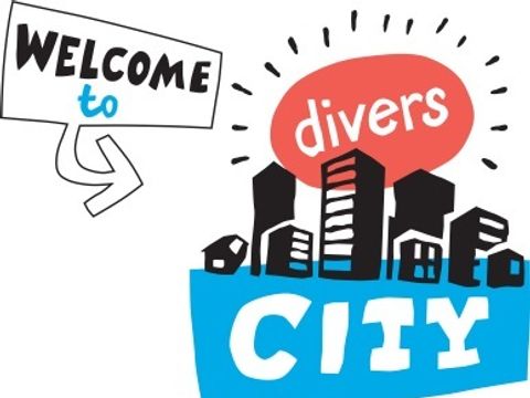 Bildvergrößerung: Logo Welcome divers CITY Jugend Museum