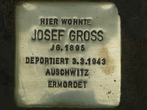 Stolperstein für Josef Gross