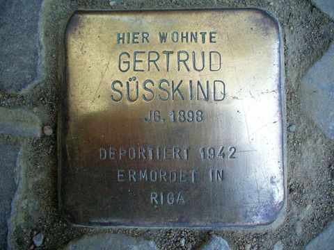 Stolperstein für Gertrud Süsskind