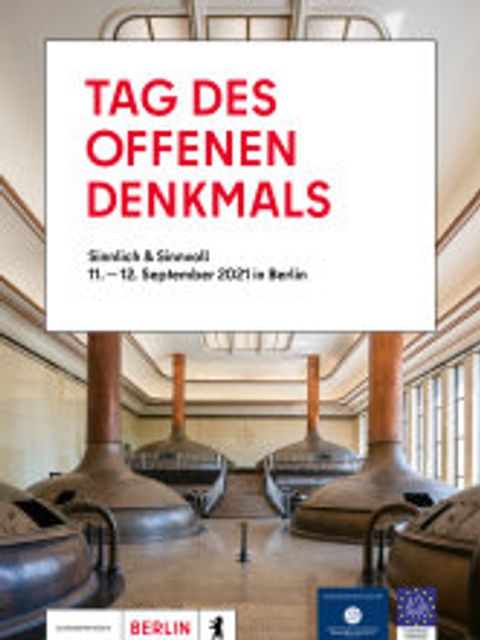 Cover Programmheft Tag des offenen Denkmals 2021 in Berlin