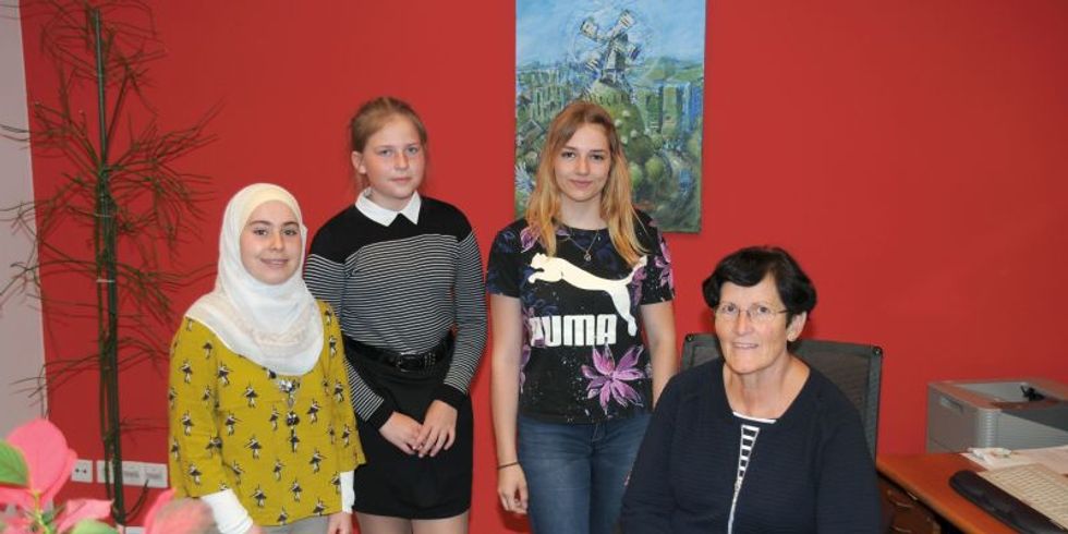 Girls Day 2018 bei der Bezirksbürgermeisterin Dagmar Pohle