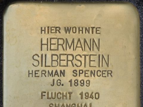 Bildvergrößerung: Stolperstein Hermann Silberstein