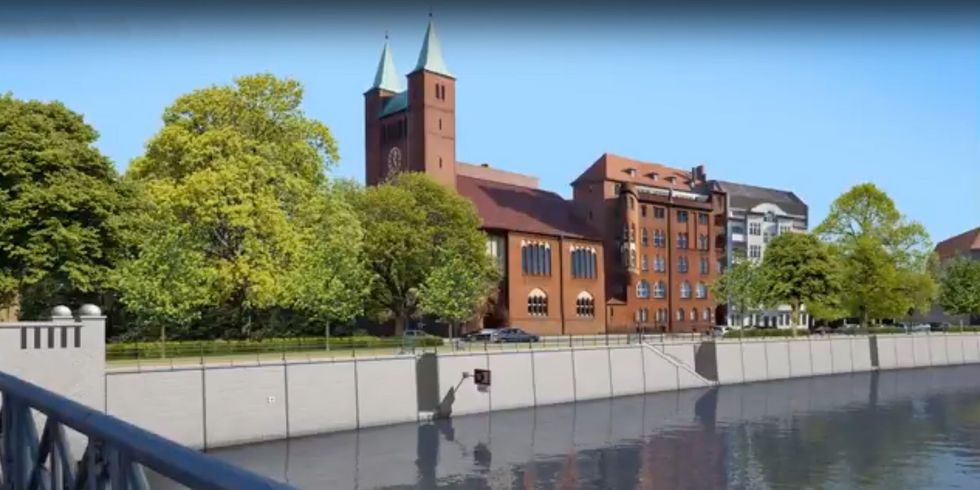 Video: Animation des Neubaus der Uferwand am Wikingerufer