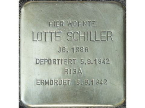 Stolperstein Lotte Schiller