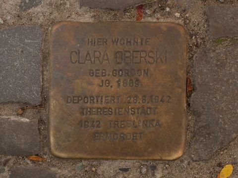 Stolperstein Clara Oberski