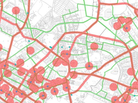 Karte - Öffentlich zugängliche Ladeinfrastruktur für E-Fahrzeuge, 2022