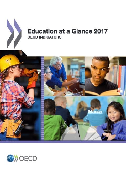 Titelseite des Berichts "Education at a Glance 2017" der OECD