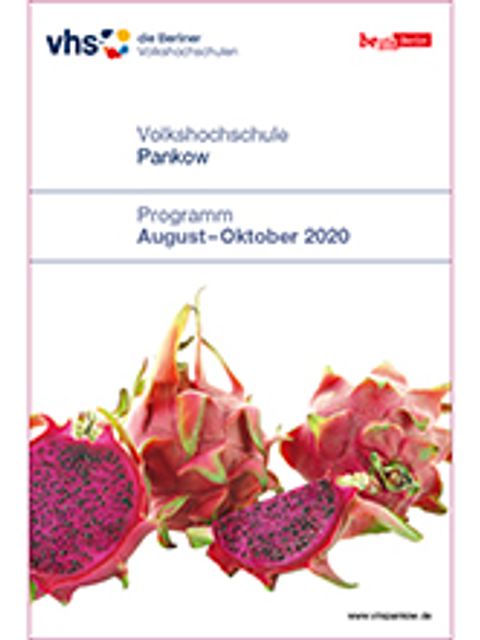 Bildvergrößerung: Cover: VHS-Pankow, Programm August bis Oktober 2020
