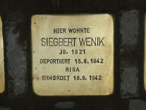 Stolperstein Siegbert Wenik
