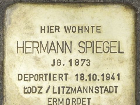 Stolperstein Hermann Spiegel