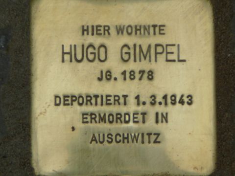 Stolperstein Hugo Gimpel