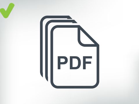 Dateien pdf einfaches Web-Symbol — Vektorgrafik