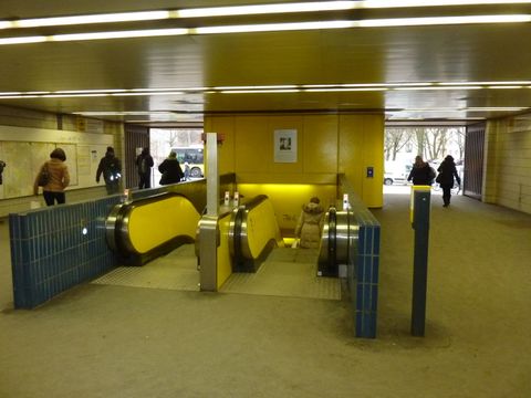 U-Bahnhof Halemweg, 15.2.2012, Foto: KHMM