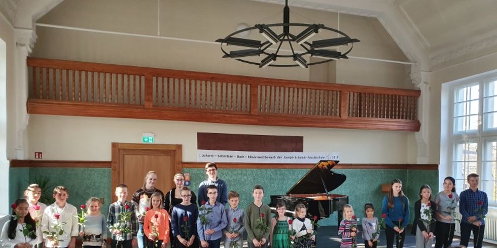 Preisträger des ersten internen Bach-Klavierwettbewerbs der Joseph-Schmidt-Musikschule