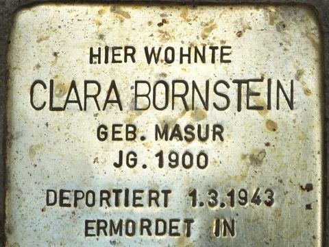Stolperstein Clara Bornstein