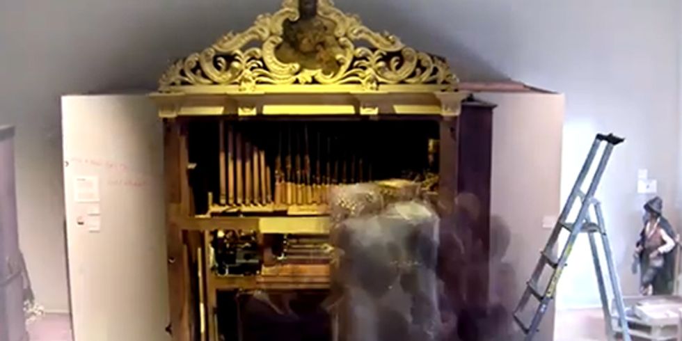 Video-Standbild: Abbau des Orchestrions im Märkischen Museum #stadtmuseumunterwegs 