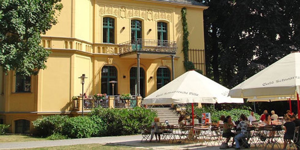 Garten des Cafés Schwartzsche Villa