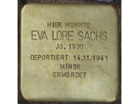Stolperstein Eva Lore Sachs